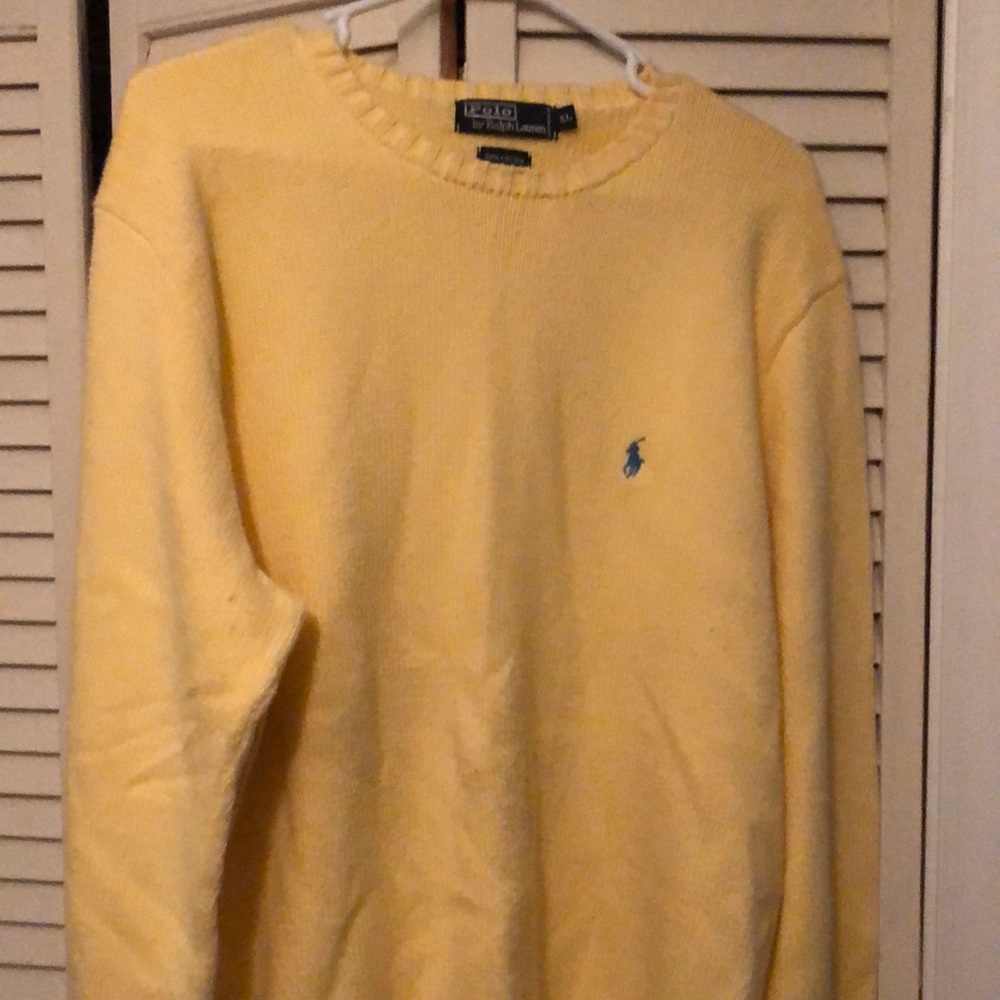 Light yellow Polo sweater
